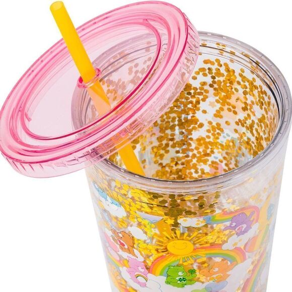 {Care Bears} Gold Confetti Travel Cup - Picture 6 of 7